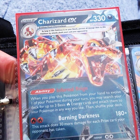 Soft Plastic Trading Card Sleeves, 100 Red / 100 Black NEW IN PACKAGE! - Picture 10 of 12